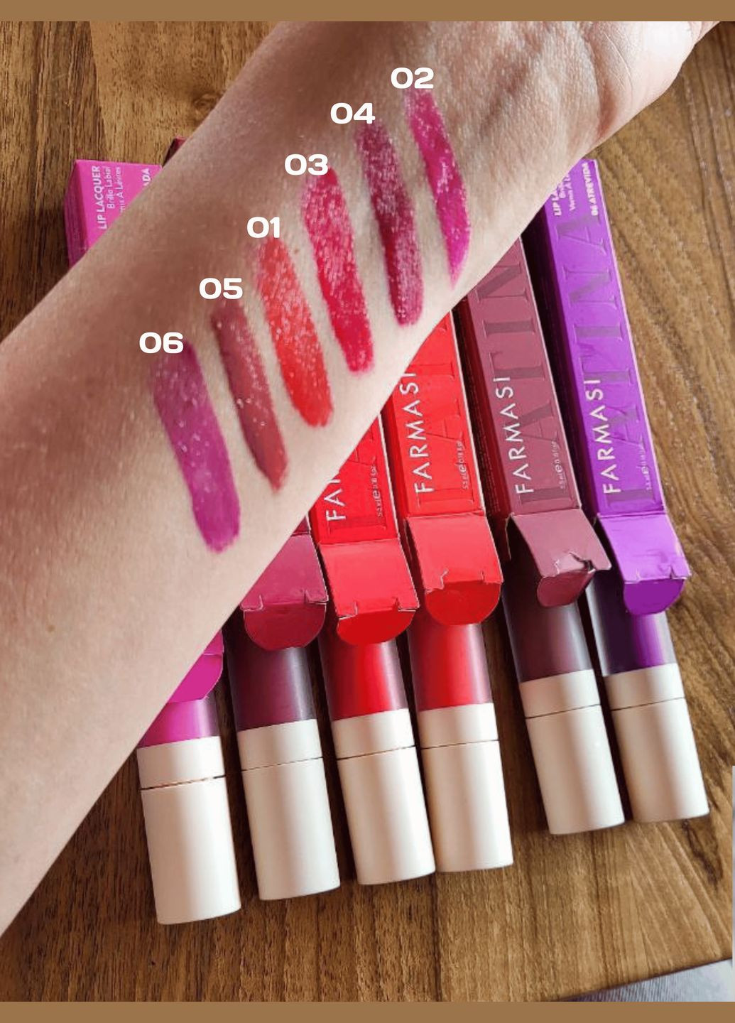 Блиск-лак для губ Latina 03 Coqueta 5,5 мл Farmasi (296470027)