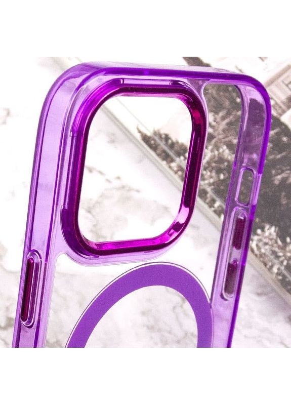 Чехол TPU Iris с MagSafe для Apple iPhone 13 Pro (6.1") Фиолетовый Epik (372972695)