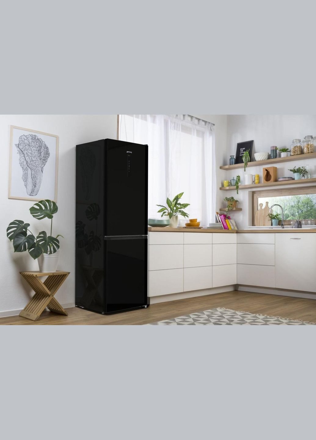 Холодильник з нижн. мороз. камерою 185х60х60см, 2 двері, 204(96)л, А++, NoFrost+, LED дисплей, Зона св-ті, Gorenje (314835208)