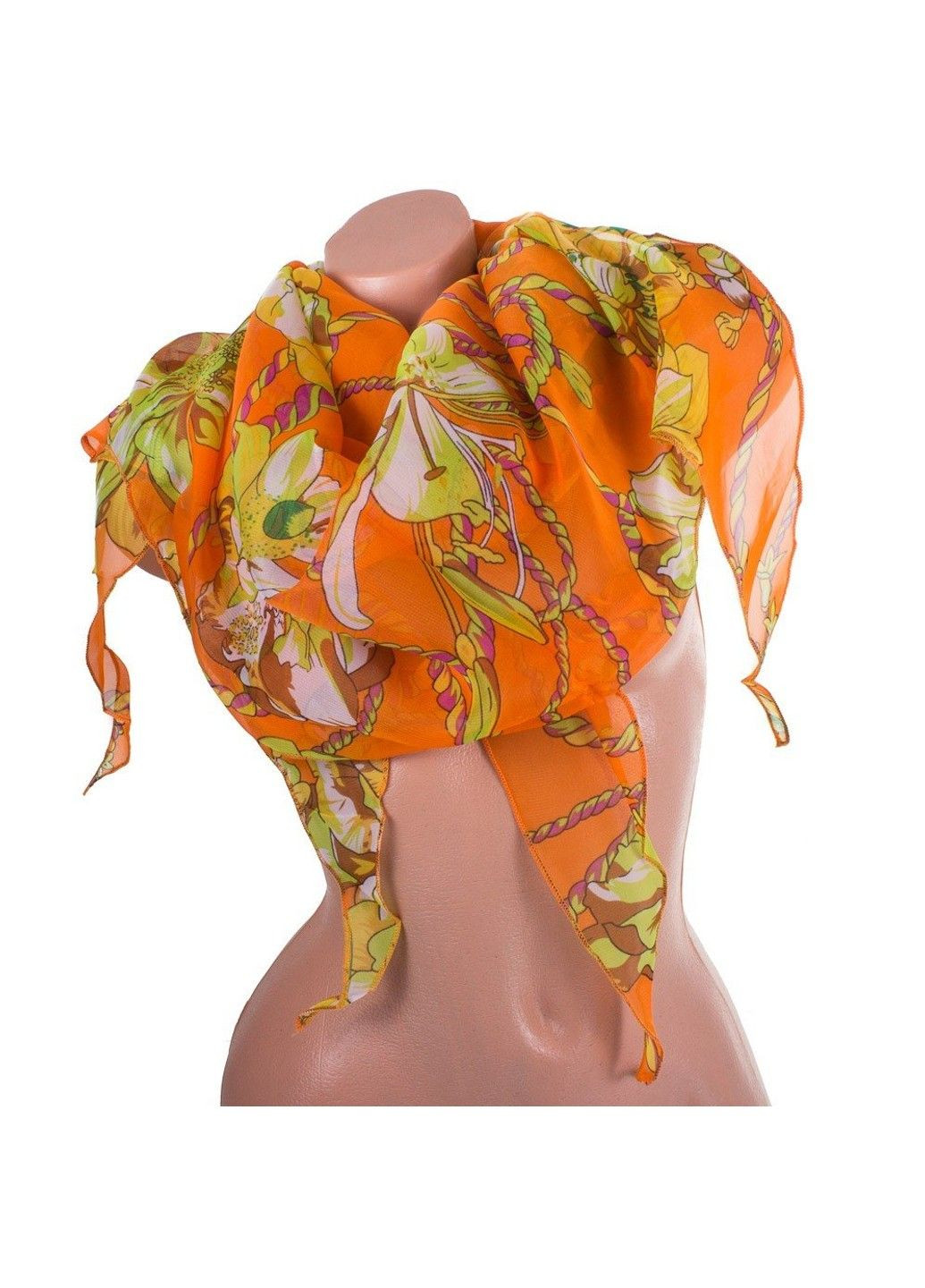 Жіночий помаранчевий шарф з поліестеру DS47-311-5 Ashma (341322138)