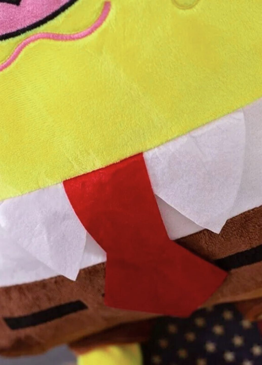 Велика плюшева іграшка Губка Боб 70 см для дітей та дорослих My Kigu (370952749)