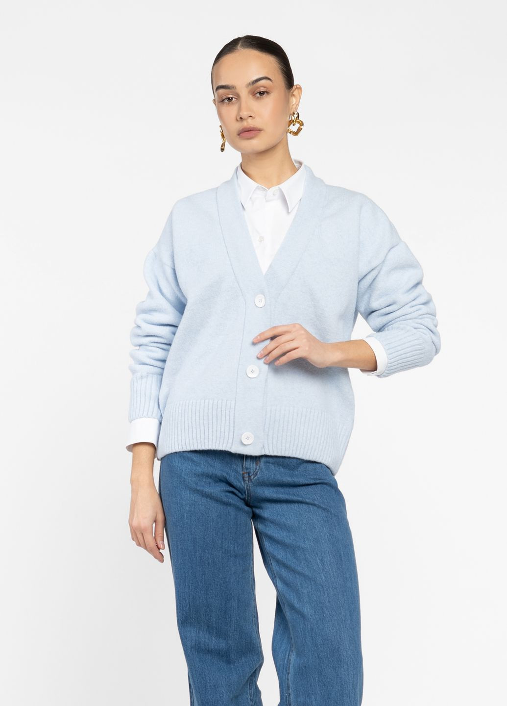 Кардиган жіночий блакитний Arber Cardigan WD 1 WTR-225 (371141425)