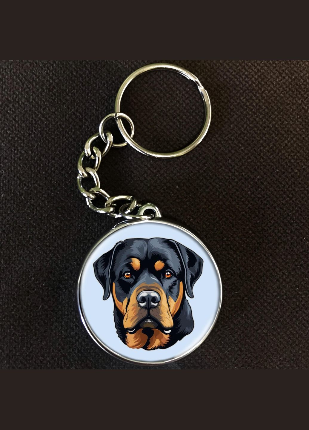 Брелок Собака #015 silver No Brand (327220912)