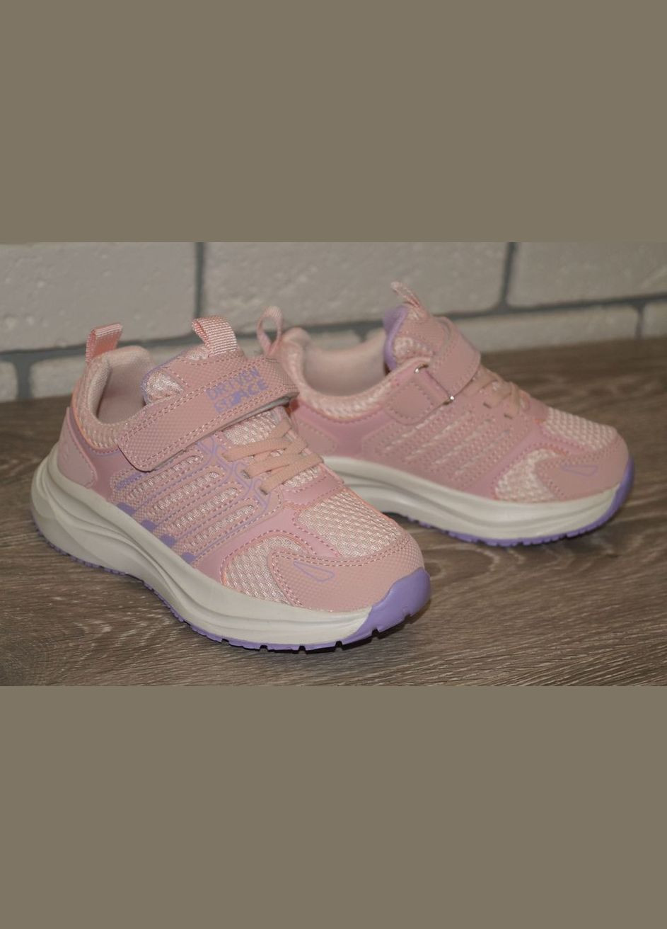 Рожеві осінні кросівки спортивні для дівчинки рожеві Jong Golf