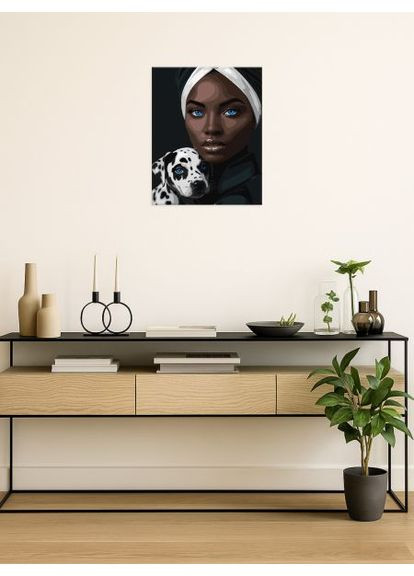 Картина по номерам - Голубой взгляд ©art_selena_ru 40х50 см IDEYKA (362083099)