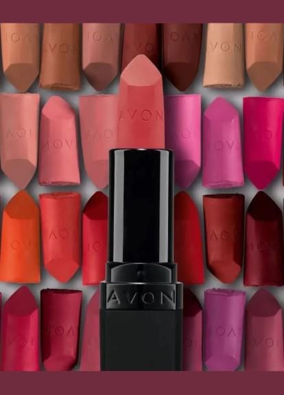 Зволожувальна матова губна помада «Ультра», Nude Suede/Нюд і блюз, 3,6 Г Avon (301425199)