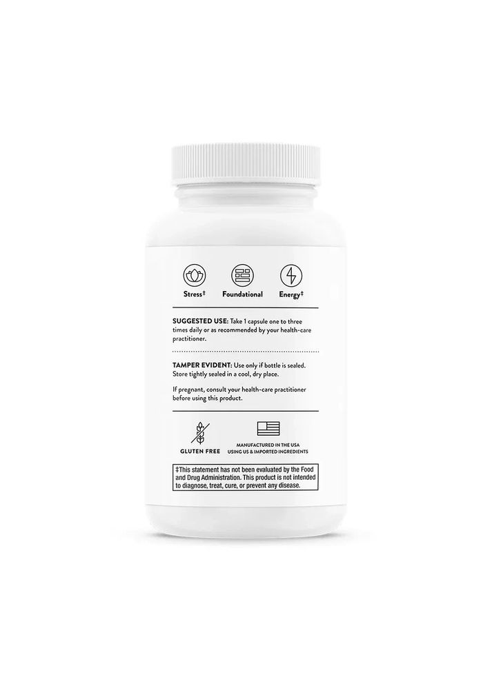 Комплекс основних вітамінів групи B (Basic B Complex) 60 вегетаріанських капсул Thorne Research (361118557)