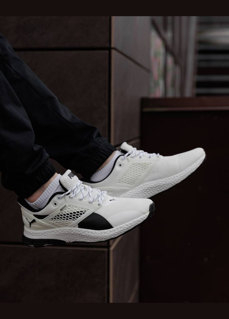 Черно-белые демисезонные кроссовки мужские No Brand