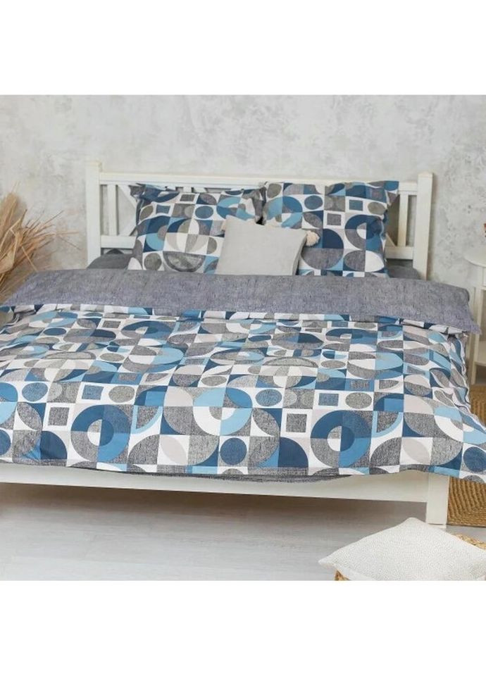 Постільна білизна сімейна Ранфорс 22198-S 210х143х2 см Viluta (327792053)