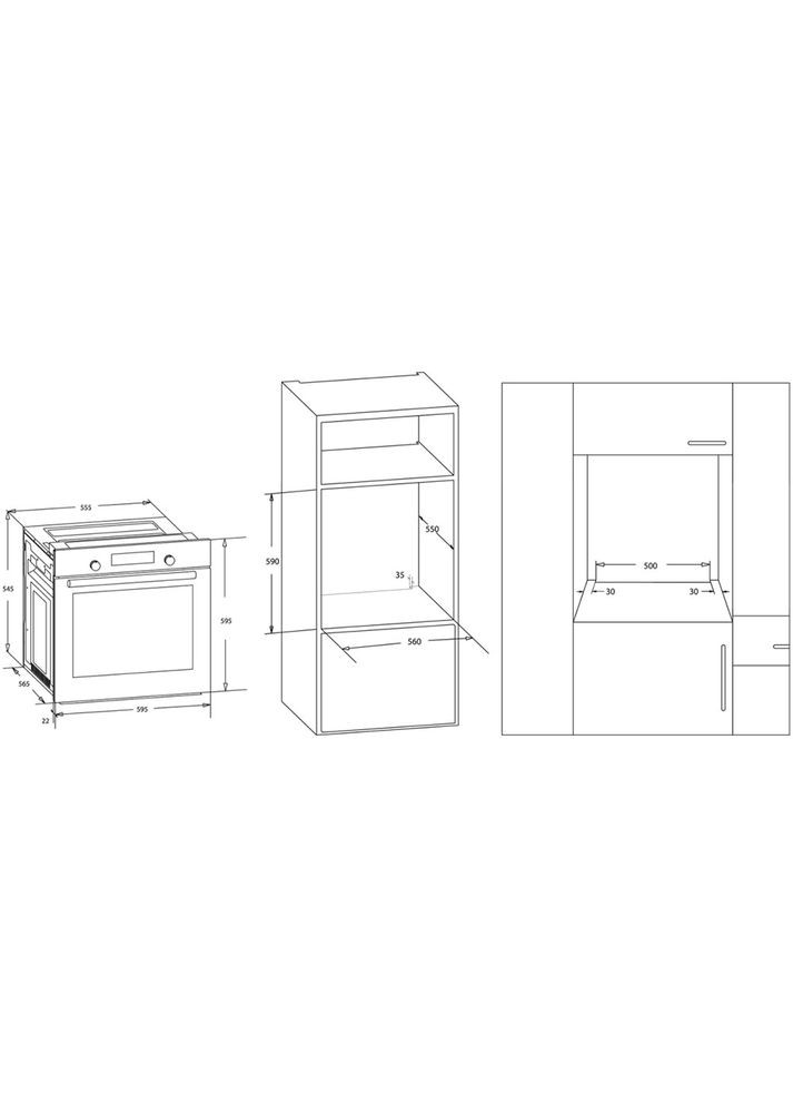 Духова шафа OESF68B Freggia (323101834)