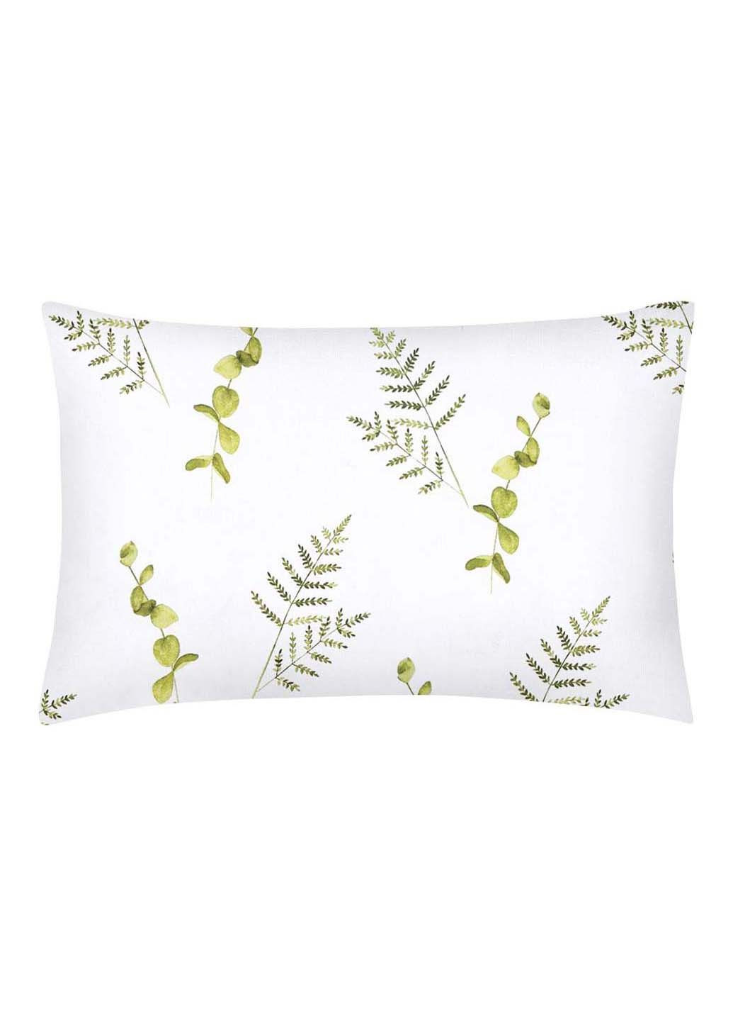 Двоспальний комплект на резинці GREEN FOLIAGE CS3 Ранфорс 180х220 см Cosas (307387747)