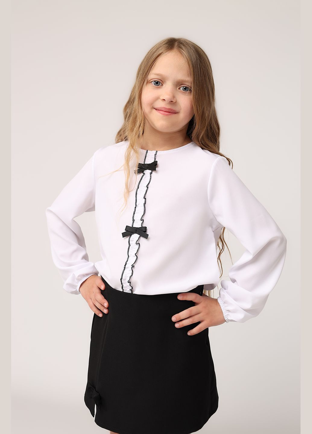 Белая блузка Yuki демисезонная