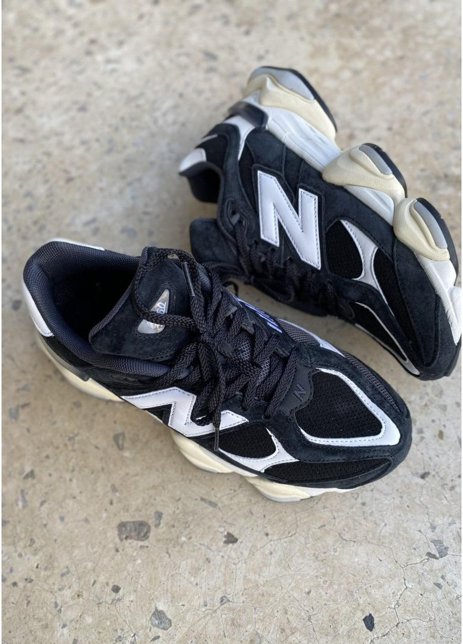 КРОСІВКИ ЖІНОЧІ NEW BALANCE 9060 BLACK WHITE V2 НЬЮ БЕЛАНС 9060 No Brand чорні демісезони (367167259)