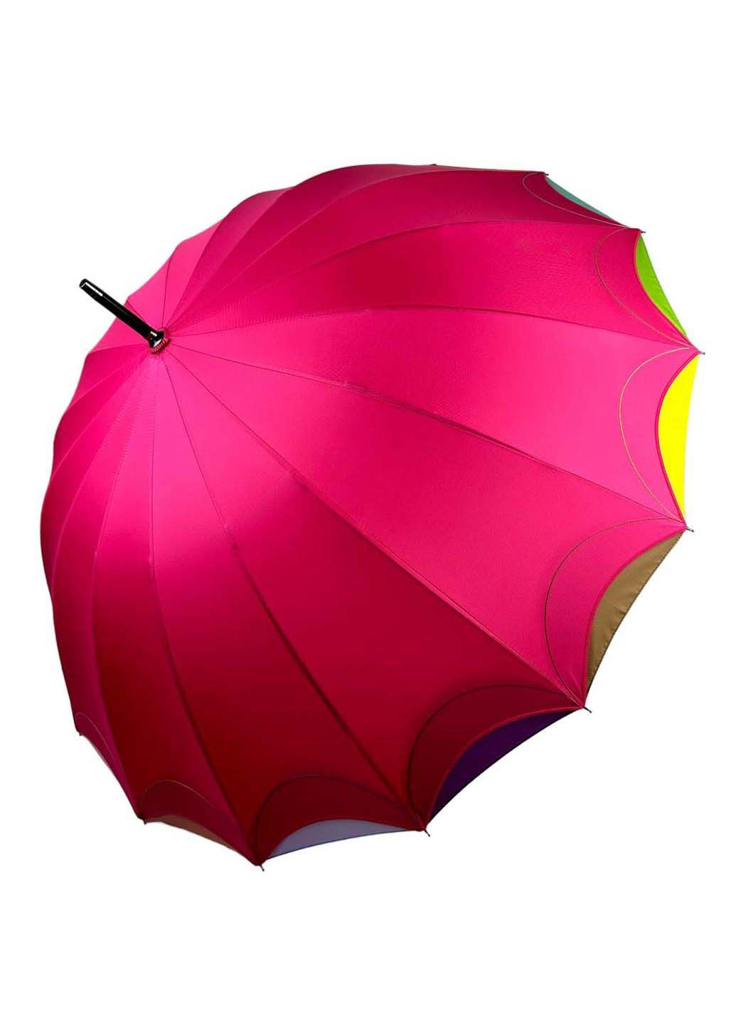 Женский зонт-трость полуавтомат на 16 спиц Susino (289977490)