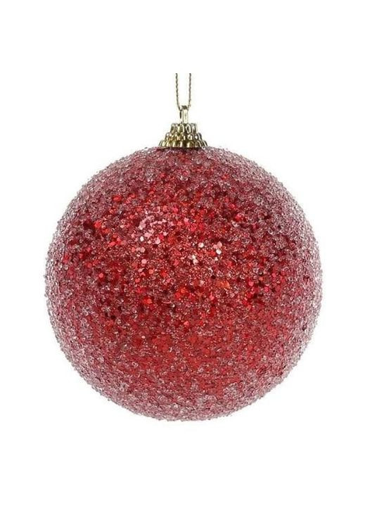 Куля новорічна пінопластова D-10 см. 11857 Flora (360639886)