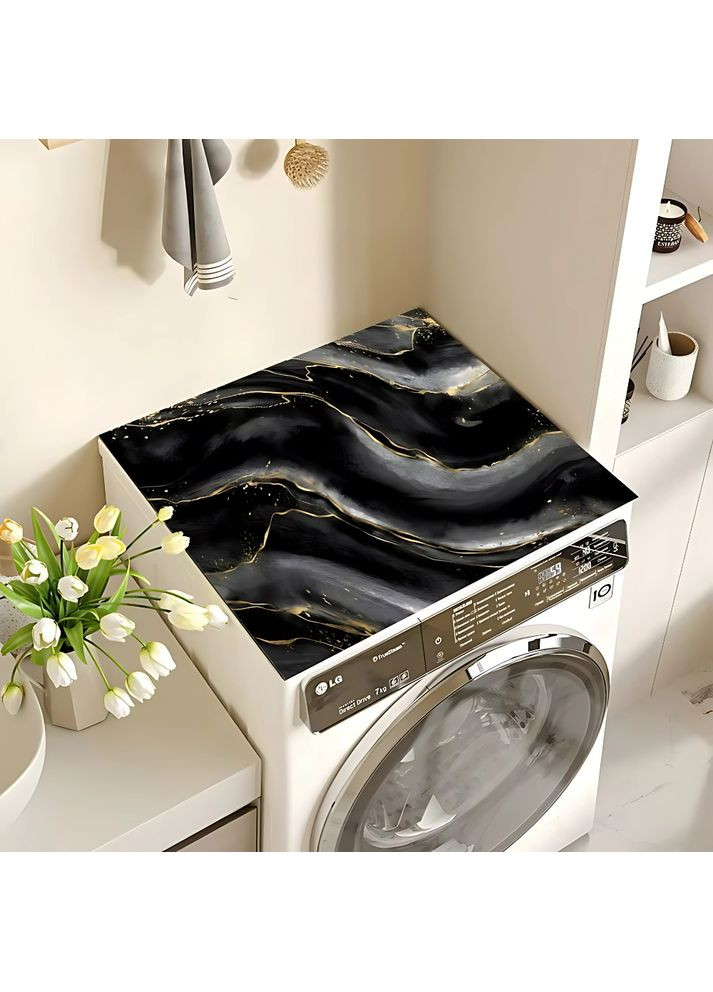 Коврик на стиральную машину защитный для бытовой техники абсорбирующий, резиновый, 60х60 см "мрамор" No Brand (361135952)