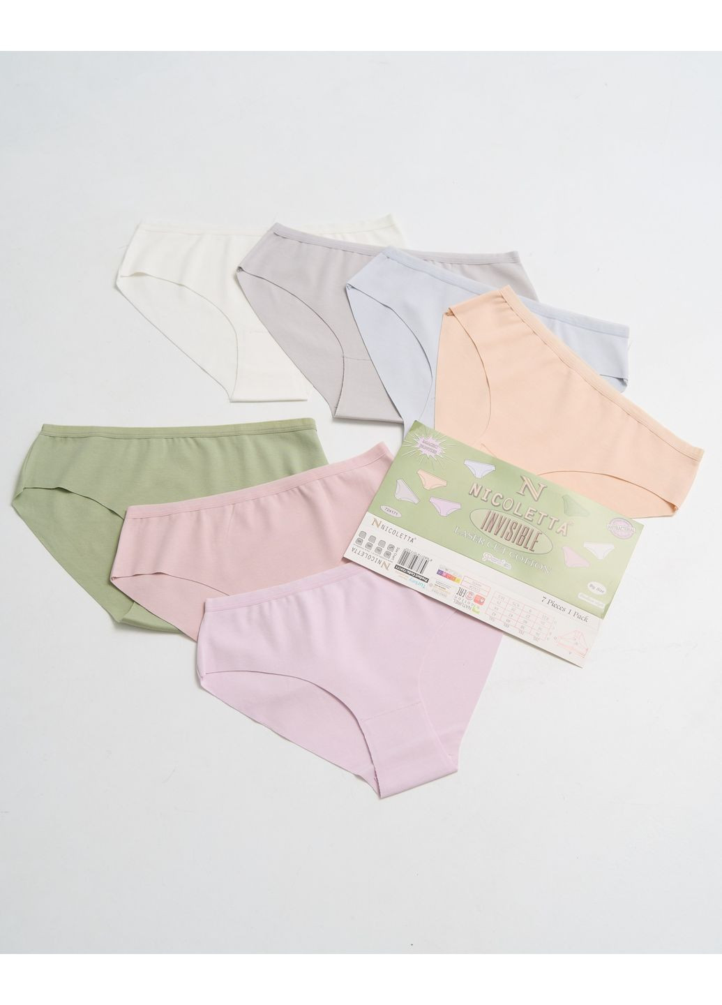 Набір жіночих трусиків тижнів батал безшовні Nicoletta (349444350)