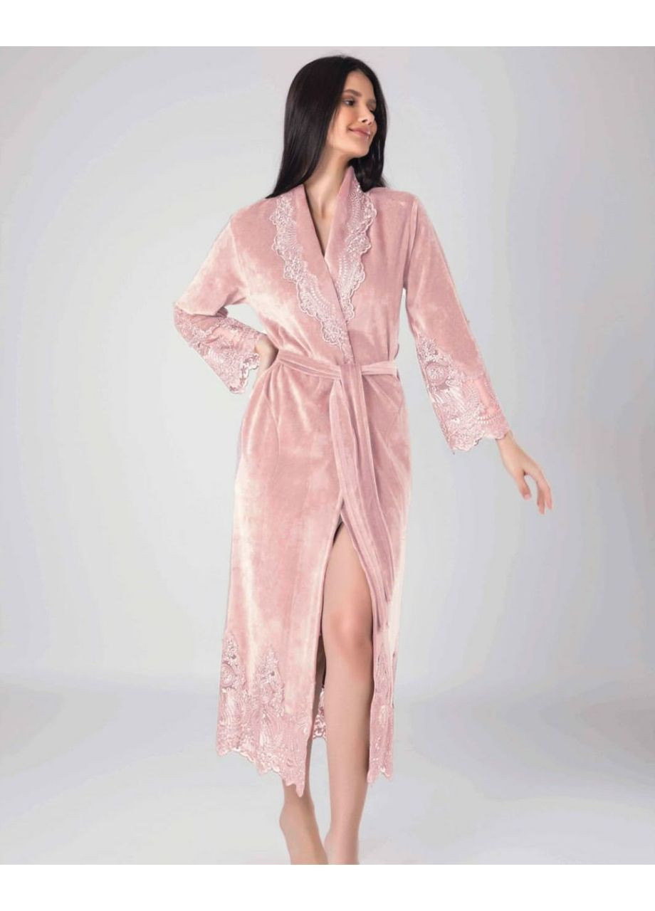 Халат женский хлопок/бамбук Модель черный, l /xl Nusa 0383 (364968112)