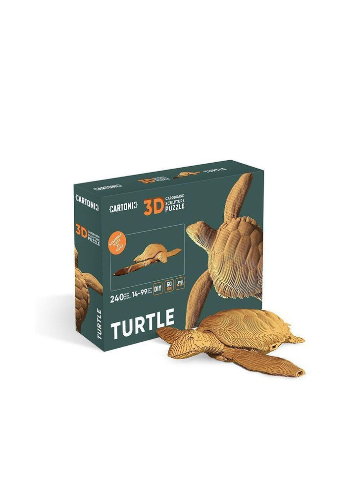 Картонний конструктор " 3D Puzzle TURTLE" Cartonic (313103113)