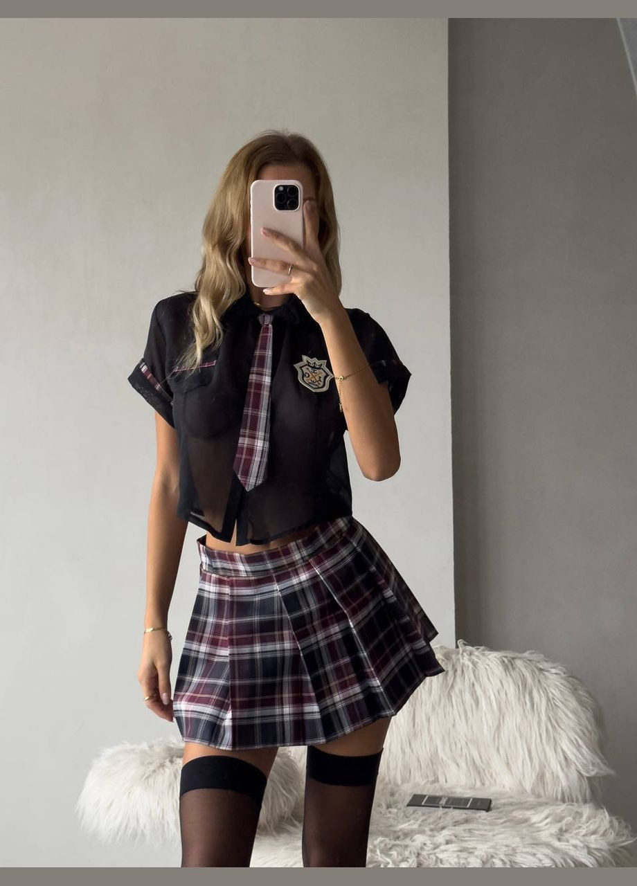 Синій сексуальний комплект білизни Veronica