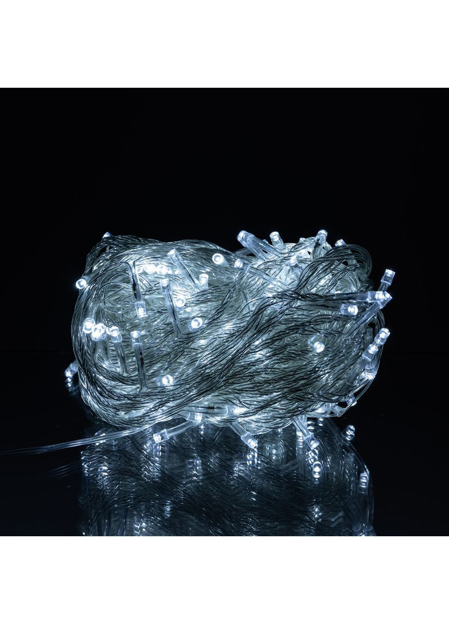 Гірлянда Нитка 160 LED 16 м прозора, білий No Brand (366221555)