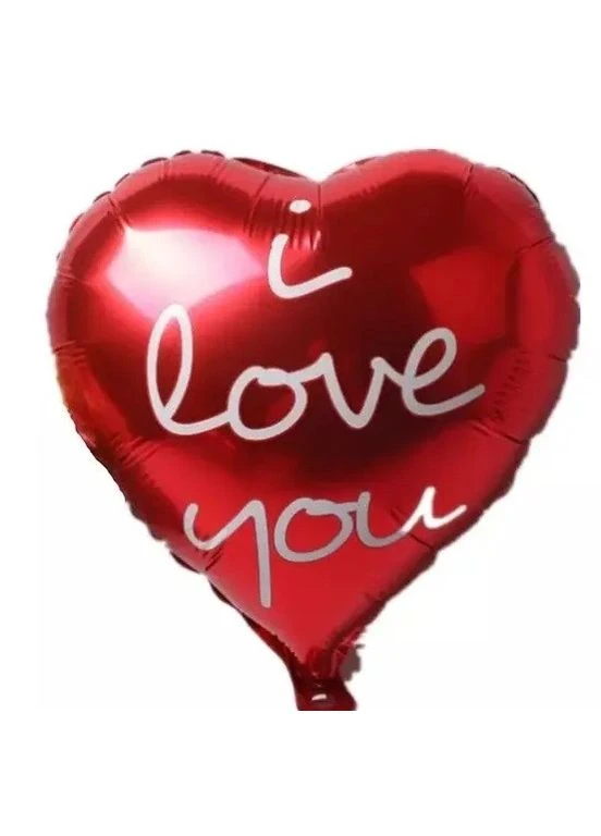 Фольгированное сердце с рисунком 18"(45см) "i love you", Китай No Brand (302313275)