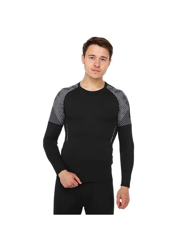 Черный демисезонный лонгслив LIDONG