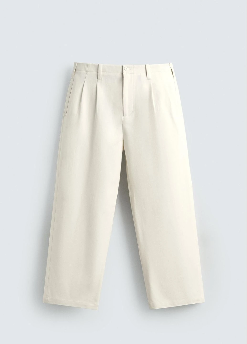 Белые повседневный летние брюки Zara