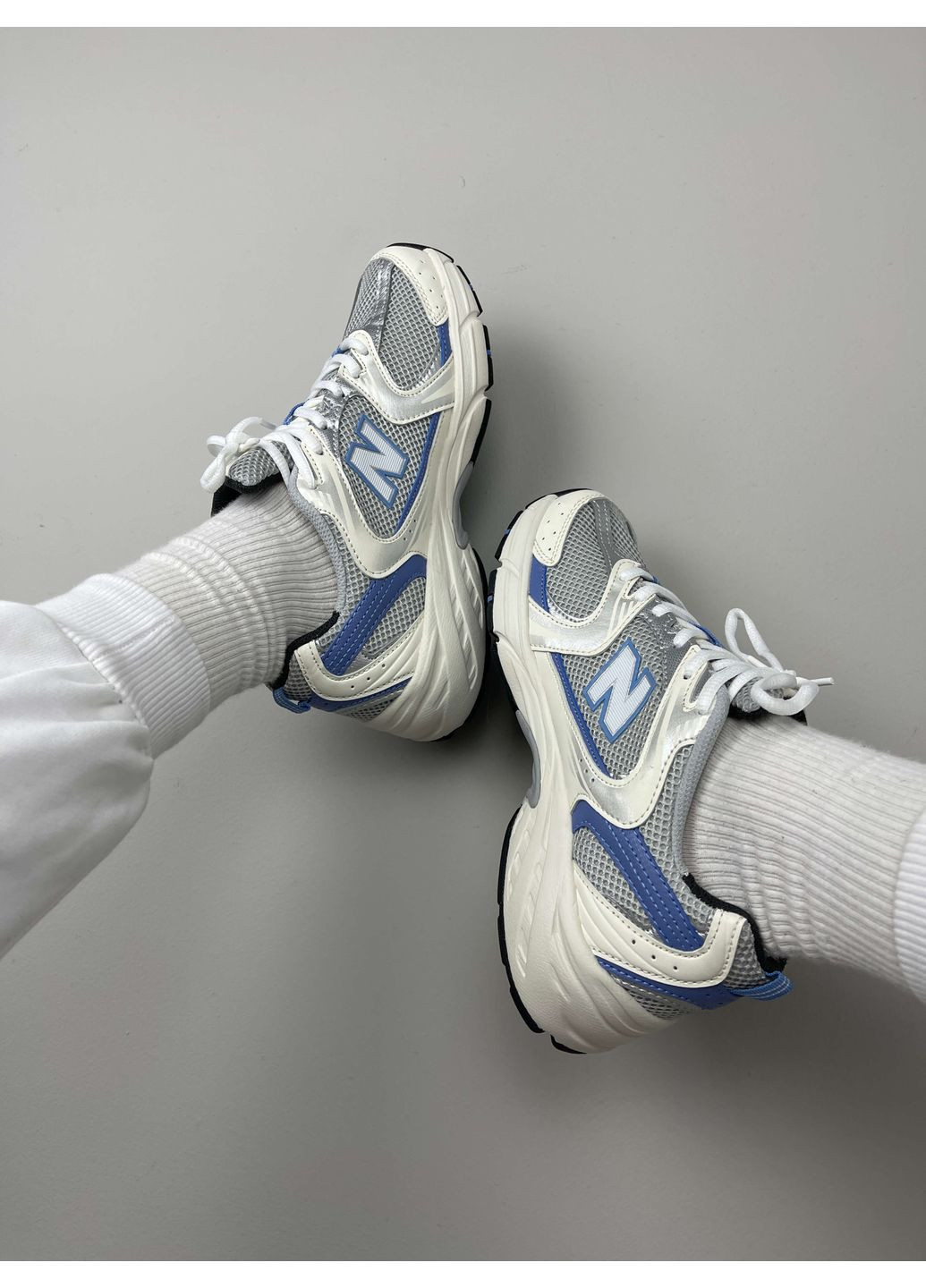 Кросівки жіночі New Balance 530 Steel Blue MR530KC No Brand світло-блакитні демісезони (366196287)