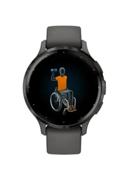 Смарт-часы Venu 3S Gray St.Steel Bezel Pebble Gray Case and Sil Band (010-02785-00) Garmin (322877211)