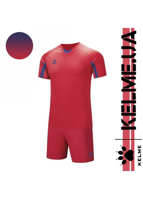 Комплект футбольної форми червоно-т.синій LEON 7351ZB1129.9615 Kelme модель (292111542)