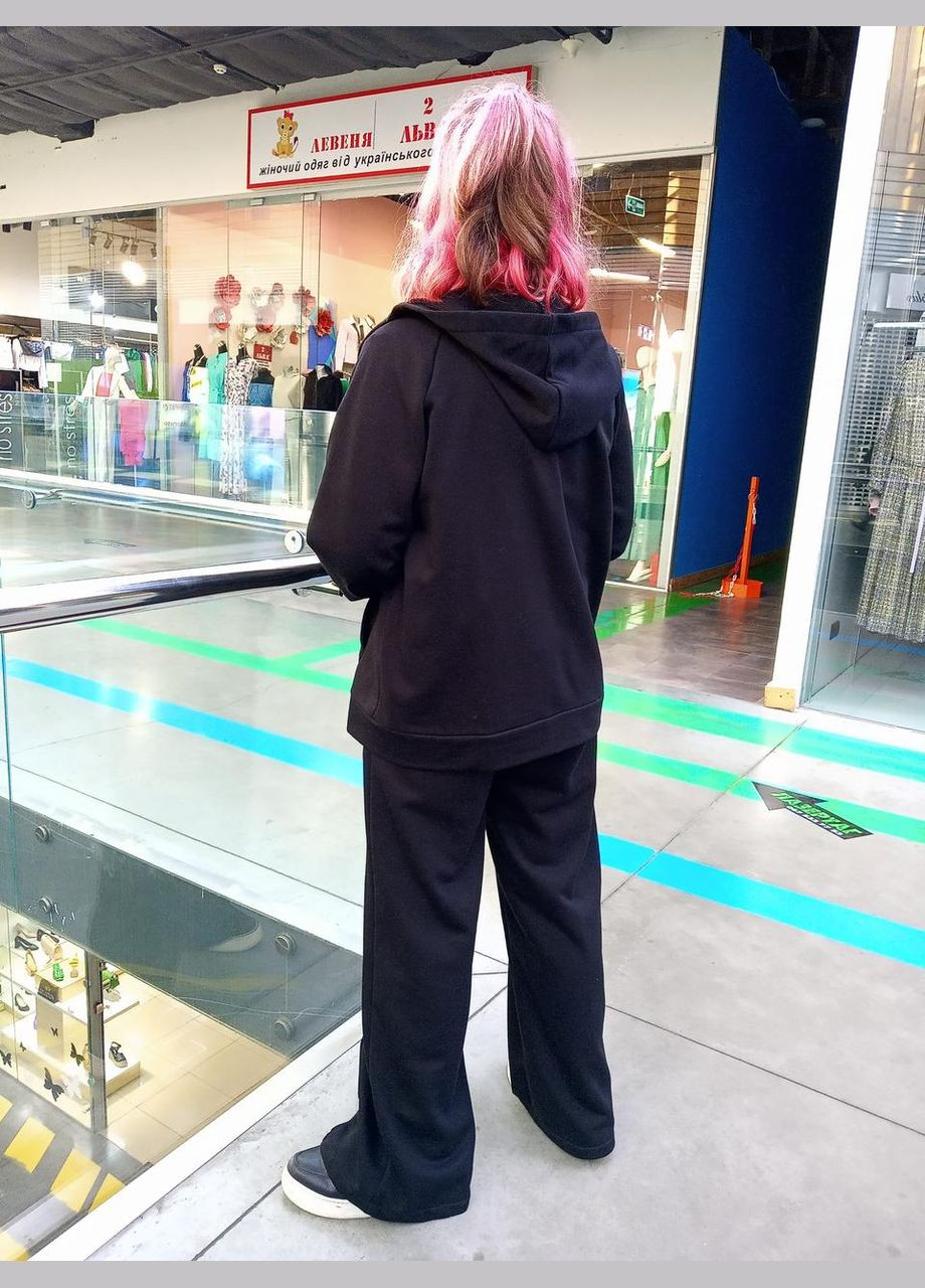 Чорне худі на блискавці з капюшоном 2 Льва (356505866)