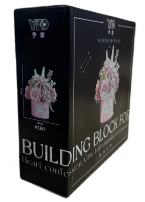 Конструктор Bouquet of Dianthus Floral Luxury 350 деталей Різнокольоровий (2104619304) No Brand (395124731)