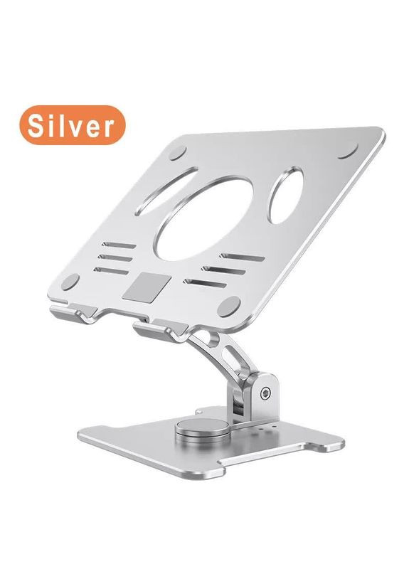 Підставка для ноутбука F40 складана поворотна 360 °C Rotatable Laptop Stand Silver VHG (334305180)