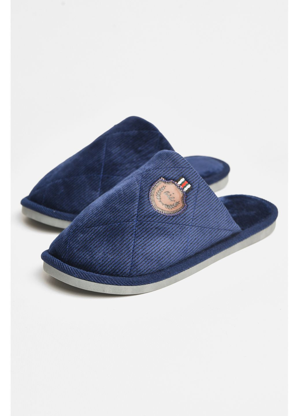 Капці кімнатні чоловічі темно-синього кольору Let's Shop (362082622)