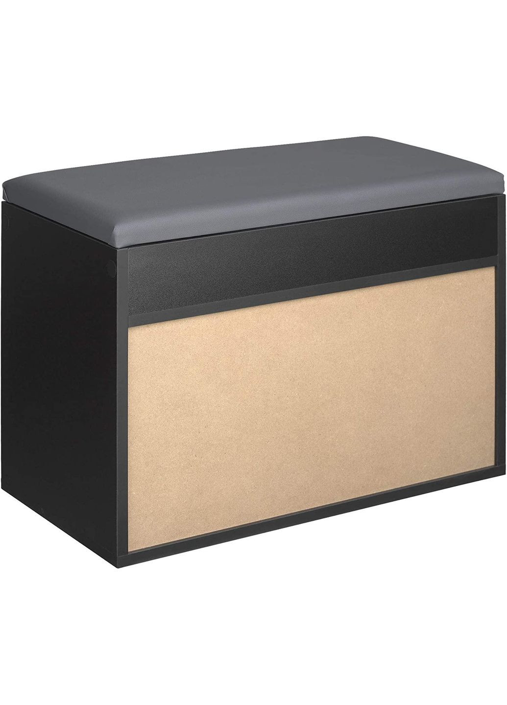 Тумба для взуття із сидінням в чорному кольорі MS404 Markson MS404 чорна (318473854)