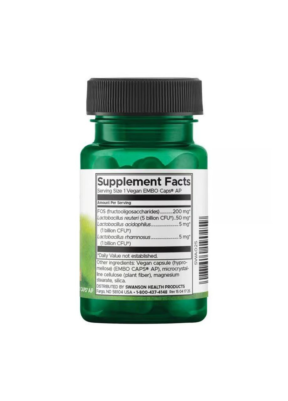 L. Reuteri Plus 7 billion Cfu - 30 vcaps Swanson (369399418)