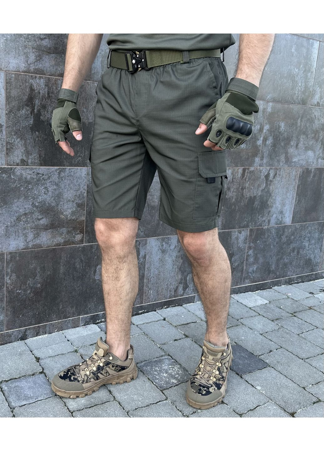 Шорти чоловічі, тактична тканина, надійні шорти карго від Rextim Basic (349451406)