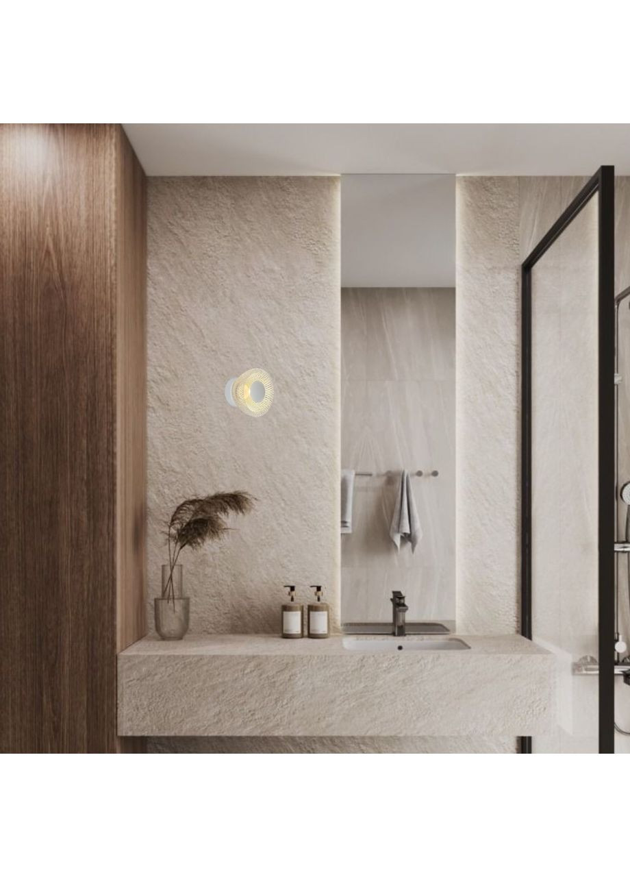 Настенный белый светильник/бра 15см (74-W2500-1 WH) No Brand (372005076)