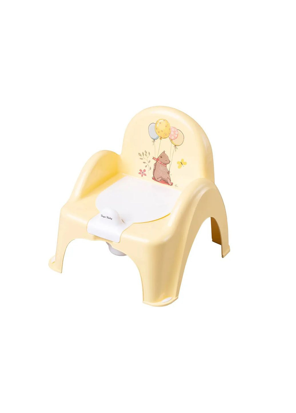 Горшок – стульчик "Лесная сказка" с музыкой (Светло-желтый) 5902963015716 PO-073-109 Tega Baby (294206578)
