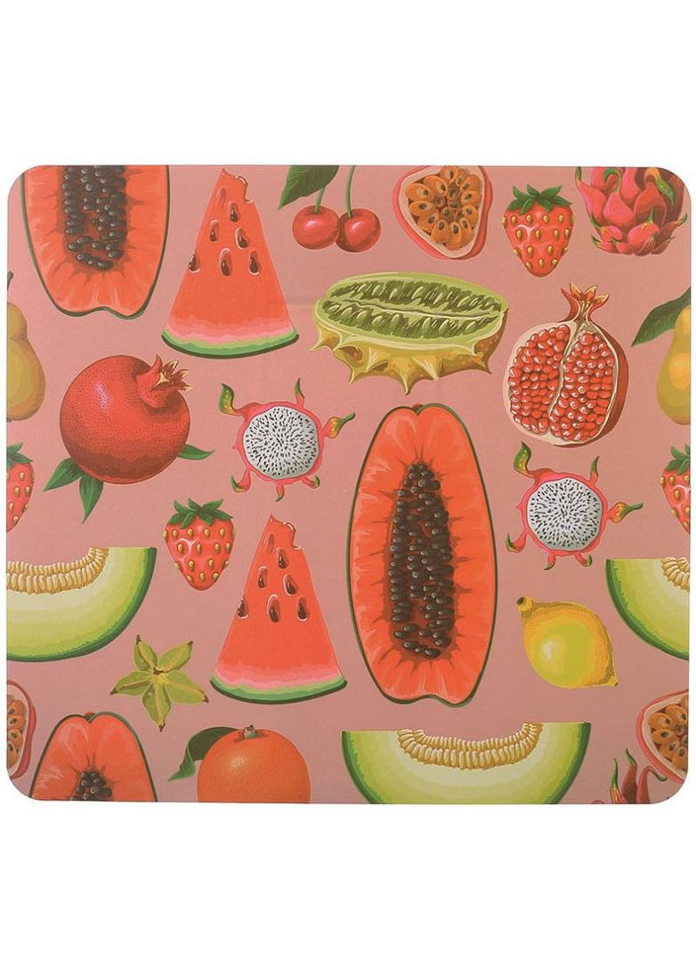 Набор сервировочных салфеток Fruits 12 шт полипропилен подтарельники плейсматы для стола на 12 персон BonaDi (368988770)