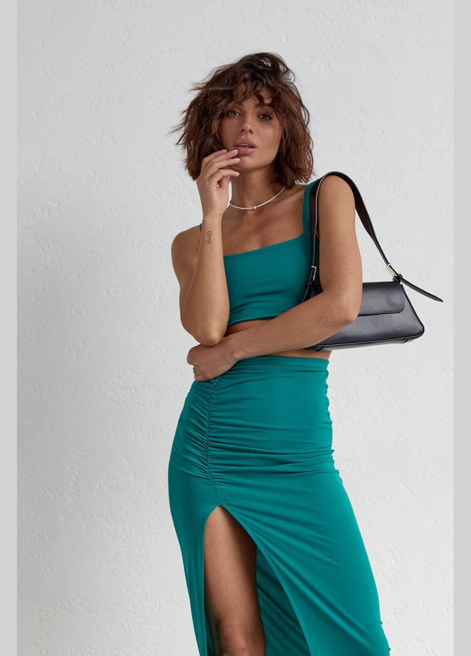 Літній жіночий костюм зі спідницею та топом Liton (296658599)