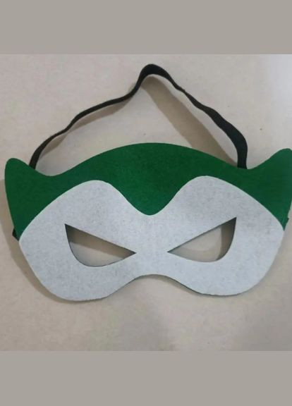 Детская маска Клоун 16 на 9 см зелено-белый Jannet Маска (317242344)