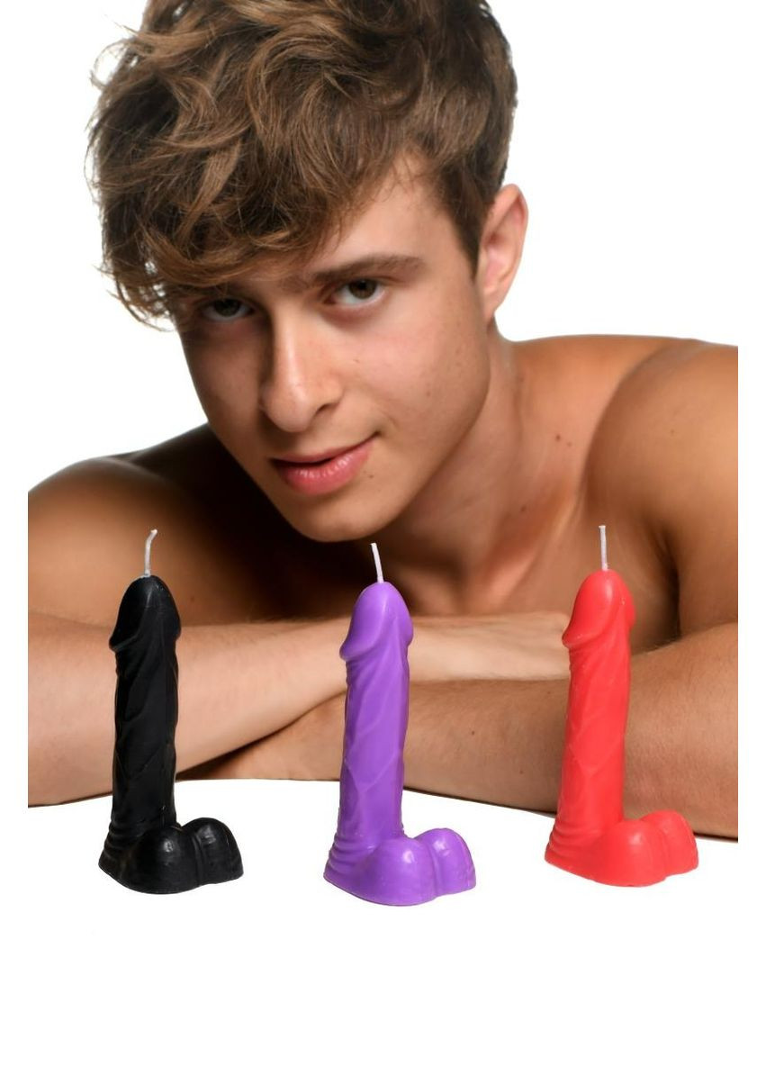 Набор свечей Passion Peckers Set Druipkaarsen Master Series (298919702)