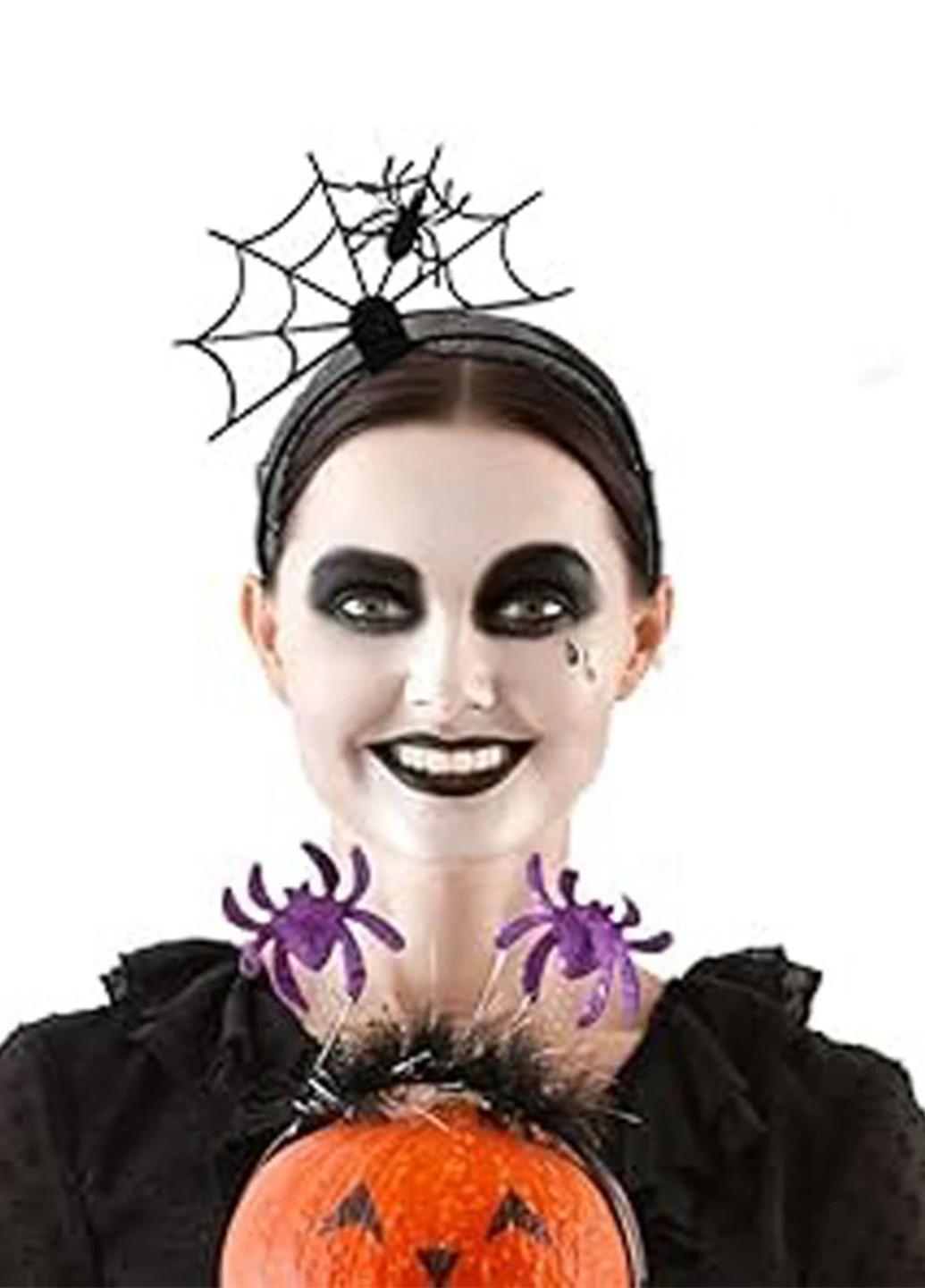 Обруч ободок паутина с пауком на Хэллоуин Halloween Lidl (362641613)