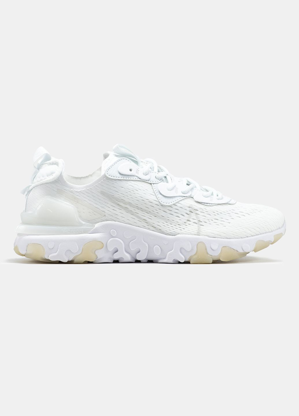 Белые демисезонные кроссовки мужские nike react vision white | найк реакт визион белые No Brand