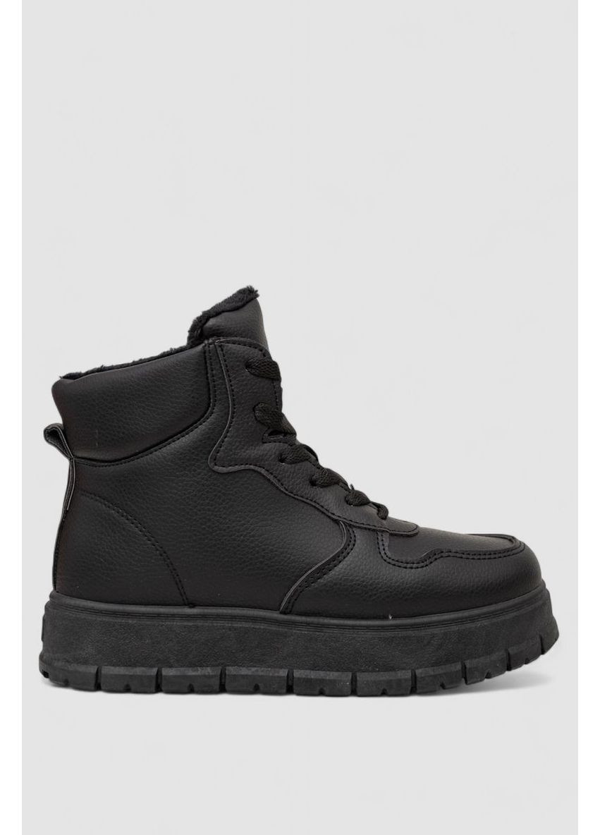 Кросівки жіночі зимові на хутрі,, 248RBL5 Ager чорні всесезони (368375698)