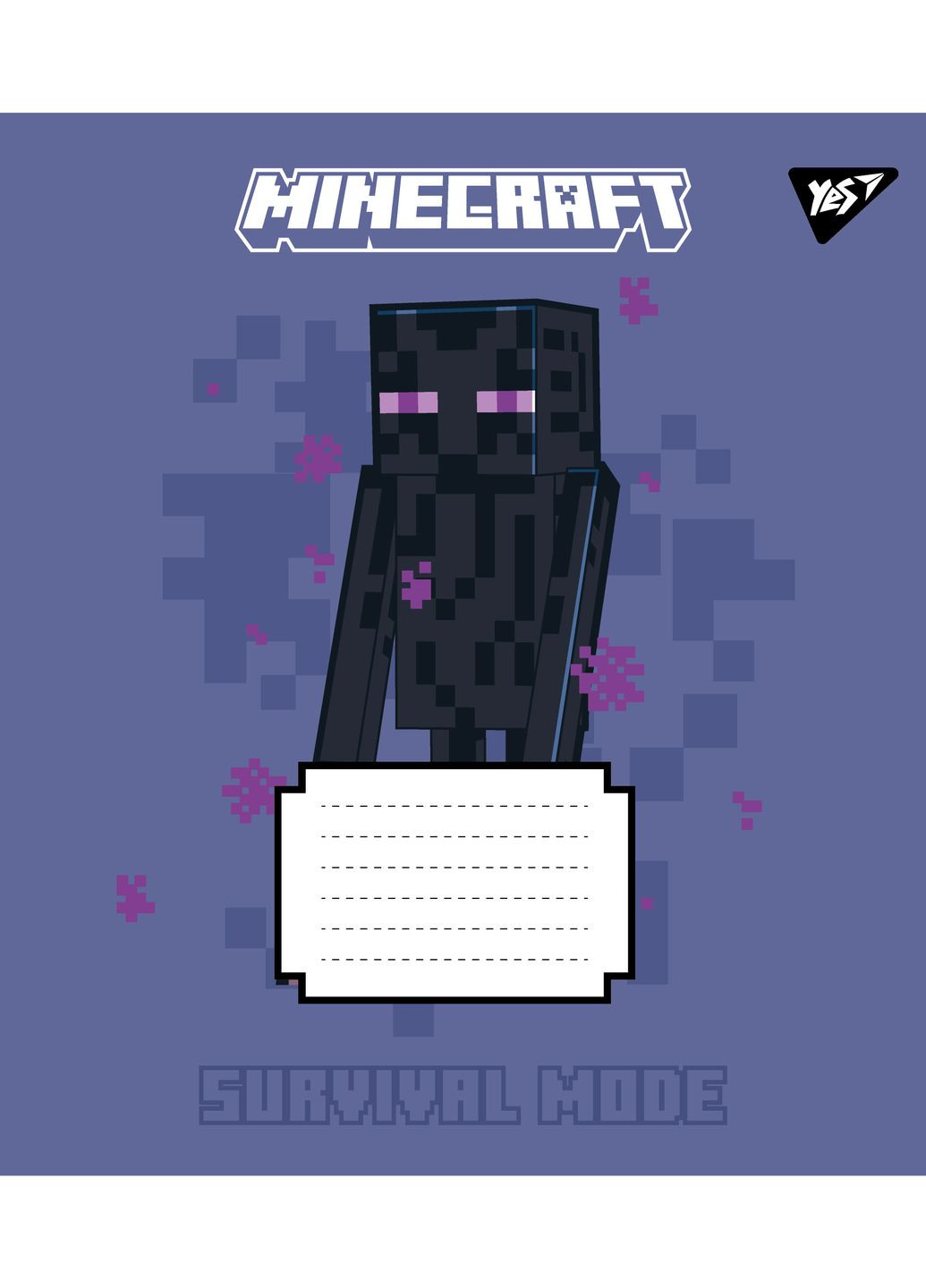 Набір зошитів шкільних А5/12 клітинка Minecraft Signs 25 шт (767556) Yes (352167524)