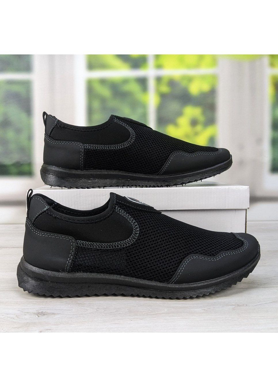 Черные летние кроссовки мужские летние сетка Dago