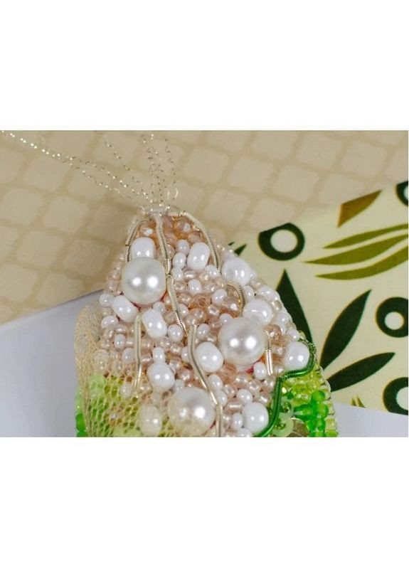 Набір для вишивання бісером прикраси "Кукурудза" -235 на натуральному полотні AD (321971417)